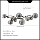 Axyaa Moonlight Bean Chandelier: Modern Hanging Lights for Home Decoration