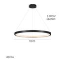 Axyaa Circular Pendant Light: Italian Living Room, Nordic Restaurant Style