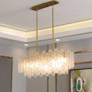 Axyaa Gold Crystal Chandelier Ceiling Lamp Modern Living Room Bedroom Decor