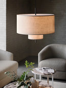 Axyaa Handmade Fabric Chandeliers Retro Style Hanging Lamp