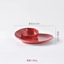 Axyaa Conch Shape Ceramic Snack Plate Set for Molecular Cuisine Dining
