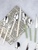 Axya Stainless Steel French Cutlery Set - 4Pc Western Steak Dinnerware, Kitchen Essentials
