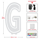 Axyaa Large Colorful Neon Light Sign with A-Z Alphabet & Free Stand