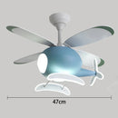 Axyaa Modern Ceiling Fan Lights for Kids' Bedroom and Dining Room LED Indoor Lighting