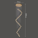 Axyaa Crystal Chandelier Pendant Light for Luxury Dining Room Decor