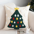 Axyaa Christmas Grove Square Pillow - Holiday Decoration for Living Room
