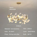 Axyaa Ginkgo LED Chandeliers for Living & Dining Room Lighting