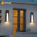 Axyaa Outdoor LED Black Wall Lamp for Garden Patio Entryway