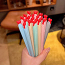 Axyaa Heart-shaped Alloy Chopsticks Set for Elegant Dining