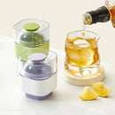 Axyaa Silicone Hockey Ice Ball Maker for Whiskey, Bar Party, Kitchen - Food Grade
