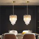 Crystal Pendant Light: Light Luxury Bar Counters LED Hanging Lamp & Home Lighting by Axyaa