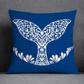 Axyaa Blue Mermaid Sailor Marines Polyester Pillowcase Home Office Decor