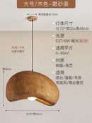 Axyaa Wabi-Sabi Resin Pendant Lights: Creative Home Decor for Dining Room & Coffee Loft