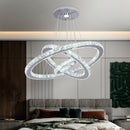 Axyaa Crystal Chandelier: Modern Large Pendant Lights for Living Room, Bedroom Ceiling Lamp