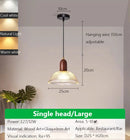 Axyaa Wooden & Glass Pendant Chandelier for Dining Room & Restaurant