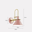 Axyaa Industrial Iron Wall Lamp for Living Room Bedroom, Modern Nordic Bedside Light E27