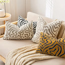 Axyaa Abstract Art Textured Accent Pillow Cover