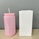 Axyaa Colorful Plastic Cup Lid Set for Can Shaped Iced Coffee & Juice Mugs