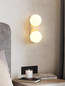 Axyaa Double Antique Wall Lamp for Bedroom, Living Room, Staircase - Wabi Sabi Homestay Lighting