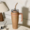 Axyaa Stainless Steel Vacuum Insulated Tumbler with Lid and Straw