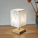 Axyaa Solid Wood Table Lamp: Simple Fashion Night Lamp for Bedroom, Study, Coffee Shop