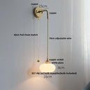 Axyaa Moon LED Wall Light Fixture Adjustable Nordic Modern Bedside Lamp