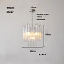 Axyaa Pink & White Glass Art LED Chandelier for Living Room