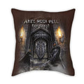 Axyaa Printed Polyester Throw Pillow Cover Square Zipper Pillow Cases