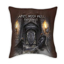 Axyaa Printed Polyester Throw Pillow Cover Square Zipper Pillow Cases