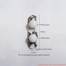 Axyaa Marble LED Wall Lamps - Nordic Minimalism for Bedroom, Bathroom, Living Room
