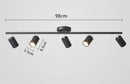 Axyaa Modern GU10 LED Spotlight Ceiling Lights White Black Luminaires