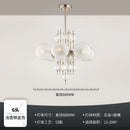 Axyaa Nordic Glass Chandelier: Personalized Design for Living Room, Dining Room & Model Room