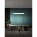 Axyaa LED Magic Bean Brass Ball Chandelier for Modern Living Room & Bar Counter