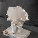 Axyaa Cave Stone Ceramic Vase for Home Decor and Floral Arrangements