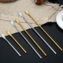 Axyaa Long Handle Stainless Steel Teaspoon for Coffee, Tea, Dessert, and Ice Cream