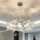 Axyaa Crystal Chandelier: High-end Modern Luxury Lighting for Living Room & Bedroom