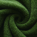 Axyaa Geometric Jacquard Embroidered Oversized Bath Towel Green Black