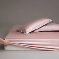 Axyaa Cotton Solid Color Single Fitted Sheet, Soft & Skin-Friendly