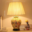 Axyaa Contemporary Ceramic Table Lamp for Living Room Bedroom, Hotel Decor