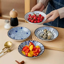 Axyaa Sushi Plate Set - Creative Small Dessert Plate BBQ Hot Pot Fruit Plate (4pcs)