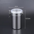 Axyaa Stainless Steel Tea Can Fresh-keeping Jar Grains Container