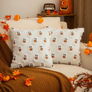 Axyaa Cute Ghost Plush Pillow Cover for Festive Living Room Decor