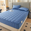 Axyaa Quilted Mattress Cover with Zipper - Full Enclosed Thicken Fitted Sheet