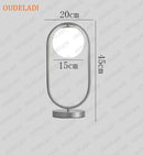 Axyaa Frosted Glass Ball Table Lamp Gold Silver Brass Black Study Bedroom Lighting