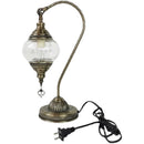 Axyaa Handmade Turkish Table Lamp Plain Light LED Night Lamp for Bedroom