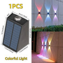 Axyaa Solar Wall Lamp: Waterproof Outdoor LED Light for Street, Balcony, Garden, and Villa