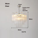 Axyaa Pink & White Glass Art LED Chandelier for Living Room