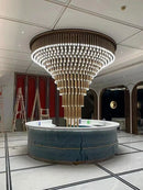 Axyaa Modern Large LED Chandelier for Hotel & Restaurant Decor