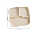 Axyaa Food Grade Plastic Dinner Plate Multipurpose Storage Tray Heat-resistant Dishes