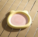 Axyaa Ceramic Heart Dessert Plate Set - Cute Tableware for Breakfast and More